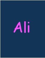 Ali's Page